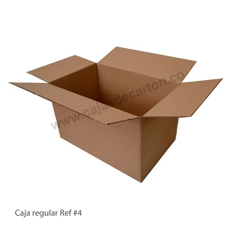 Cajas de carton corrugado 4 aletas 50x32x32 cm ref#4 - Imagen 2