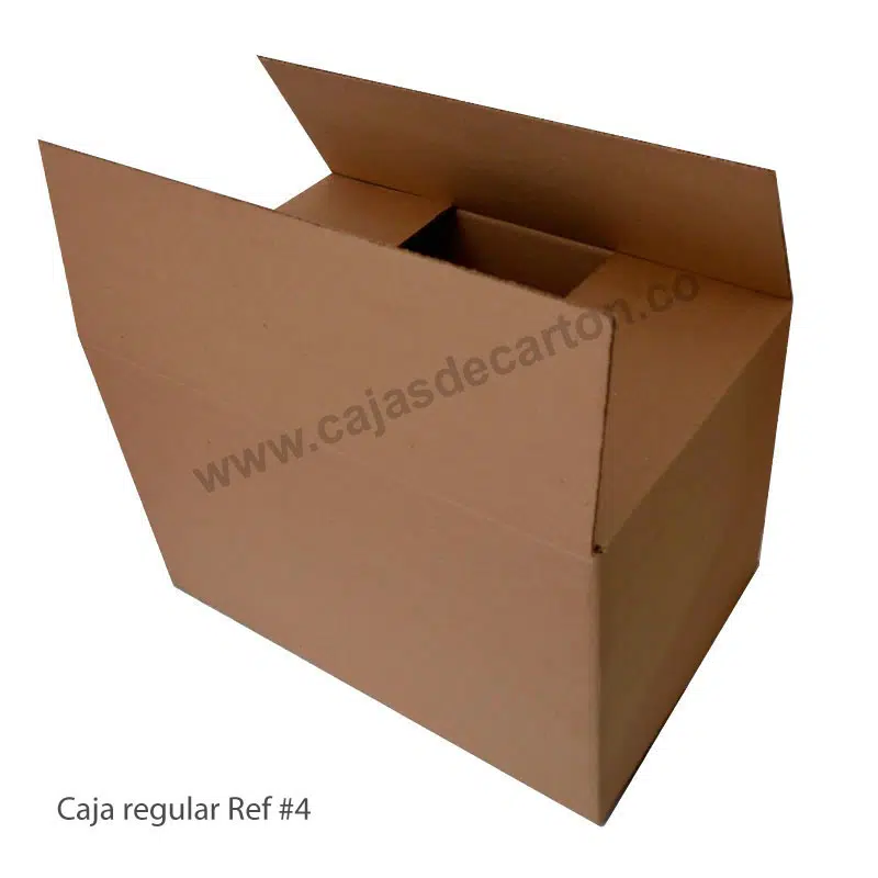 Cajas de carton corrugado 4 aletas 50x32x32 cm ref#4 - Imagen 3