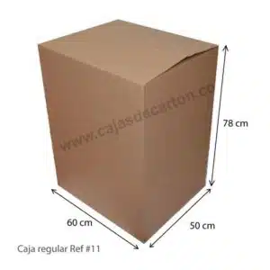 Cajas de carton corrugado 4 aletas 60x50x78 cm ref#11
