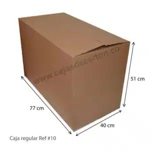 Cajas de carton corrugado 4 aletas 77x40x51 cm ref#10