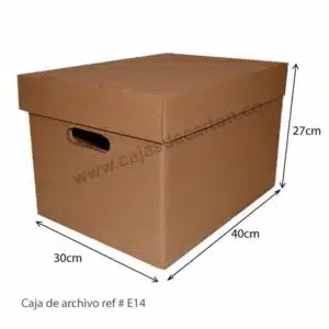 Cajas para archivo 40x30x27 cm ref-e14