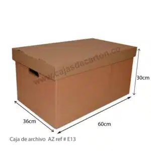Cajas de carton archivo az 60x36x30 cm ref-e13